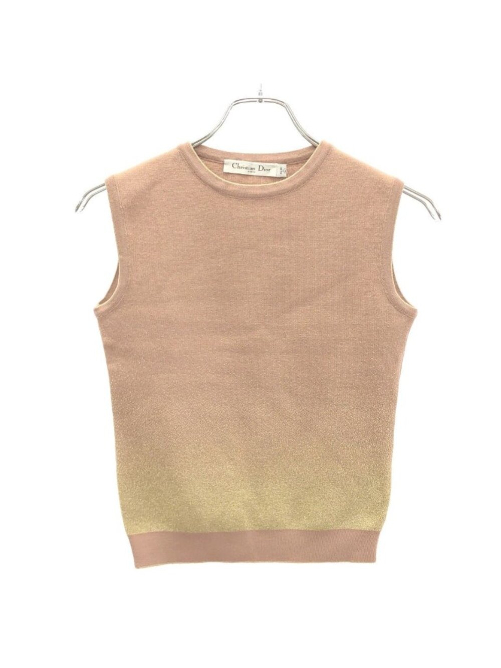 Dior Glitter Sleeveless Top Pink